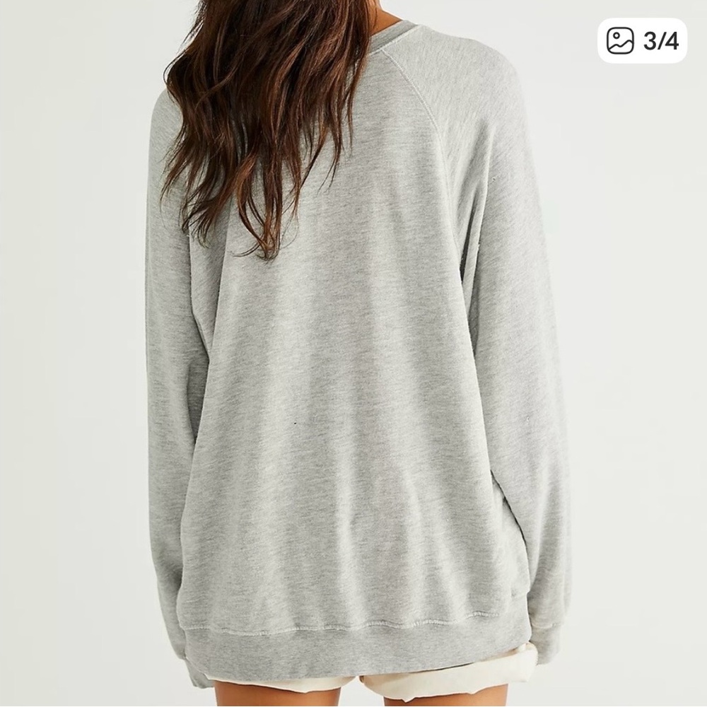 Free People Big Sky Crewneck large - Picture 2 of 16